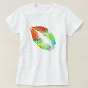Camiseta Labios elegantes