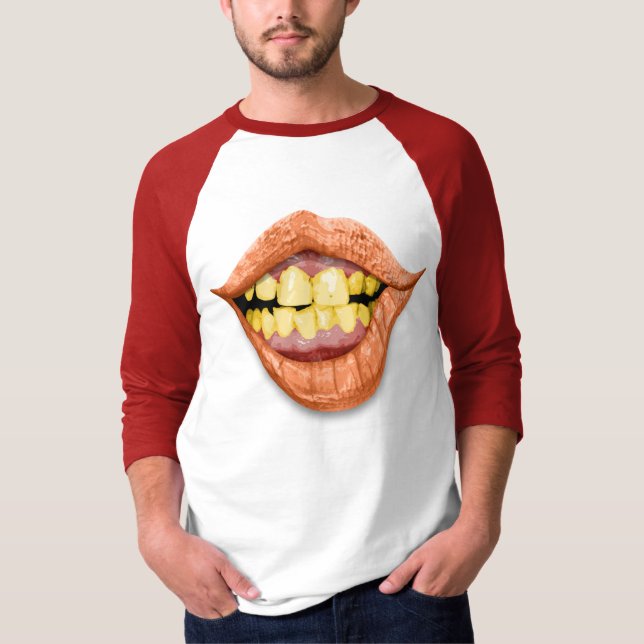 Camiseta Labios enrrollados #1 (Anverso)