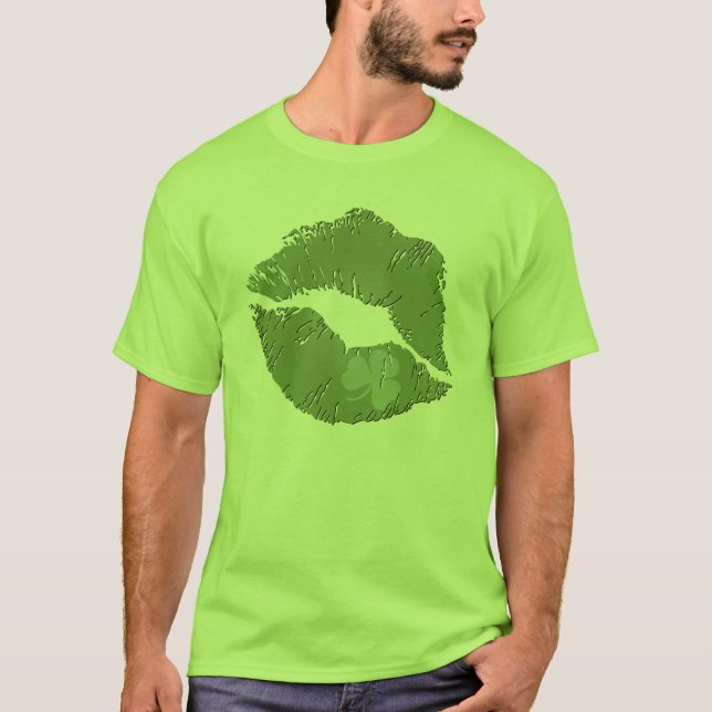 Camiseta Labios irlandeses del trébol (Anverso)