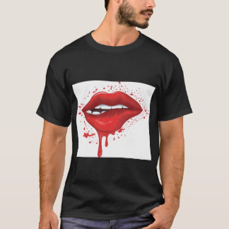 Camiseta Labios Mordidos – Audaz, con Estilo y sin