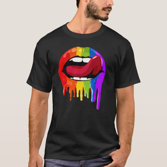 Camiseta Labios Orgullo (Anverso)