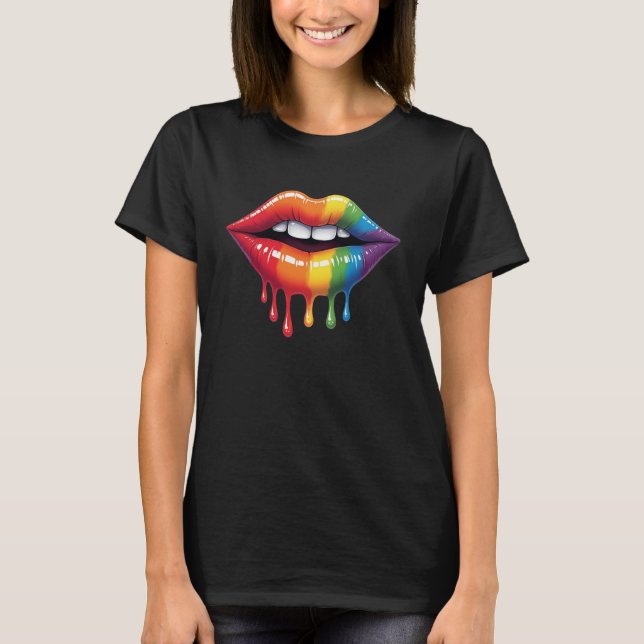 Camiseta Labios que Gotean (Anverso)