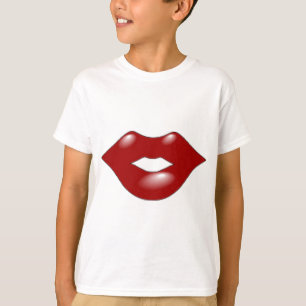 Camiseta Labios rojos
