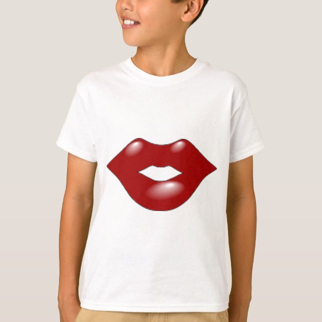 Camiseta Labios rojos (Anverso)