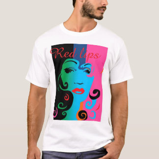 Camiseta Labios rojos 2