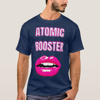 Camiseta labios rojos de gallo atómico