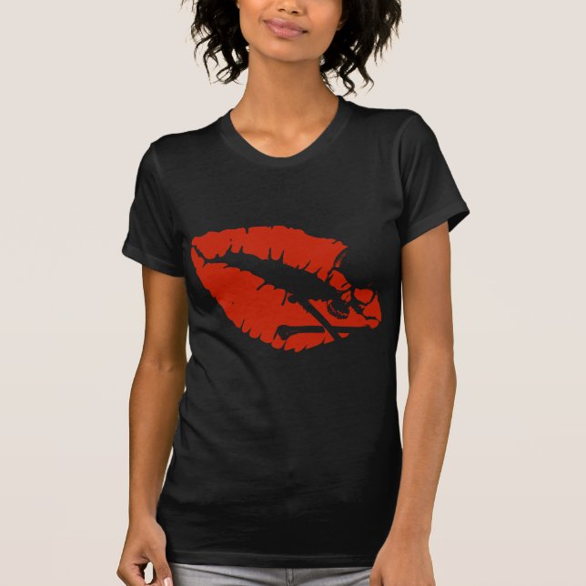 Camiseta labios venenosos (Anverso)