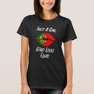 Camiseta Labios y Boca Aman Bandera Portuguesa Elvas