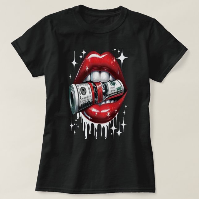 Camiseta Labios y facturas (Diseño del anverso)
