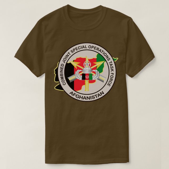 Camiseta Labor conjunta de operaciones especiales Afganistá (Diseño del anverso)