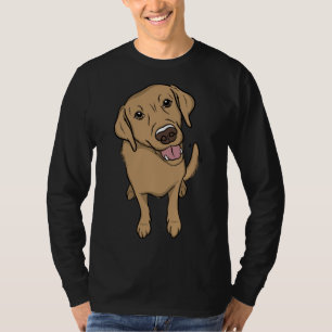 Camiseta Laboratorio Amarillo Adorable