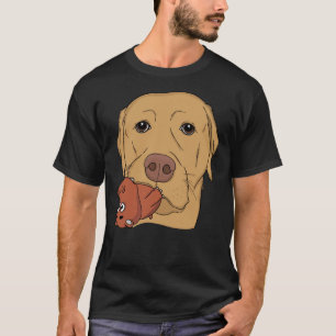 Camiseta Laboratorio Amarillo Con Juguete Hippo Alimentado