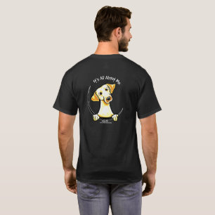 Camiseta Laboratorio amarillo su todo alrededor yo