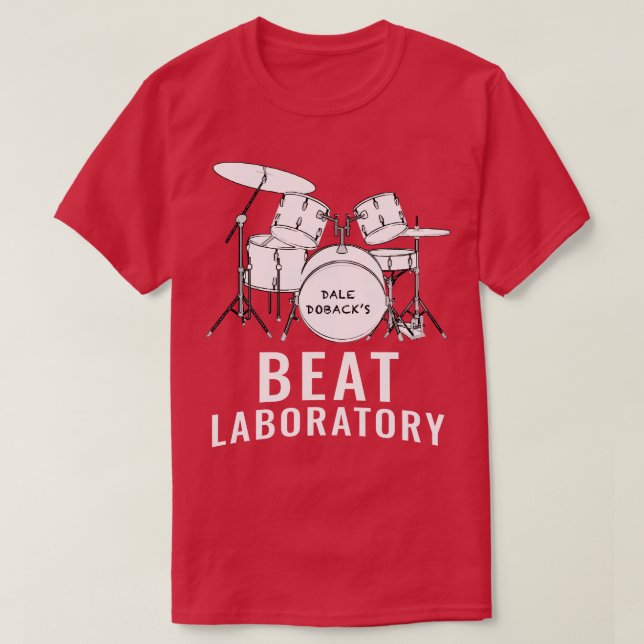 Camiseta Laboratorio Beat de Dale Dobacks (Diseño del anverso)