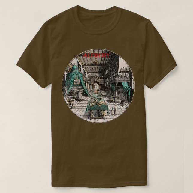 Camiseta Laboratorio de Alquimia (Diseño del anverso)