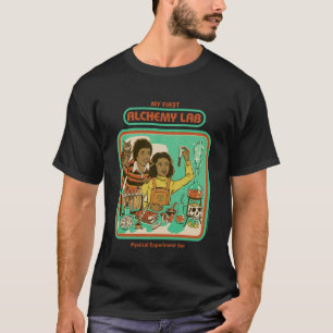 Camiseta Laboratorio de Alquimia Sarcástico Retro Vintage D