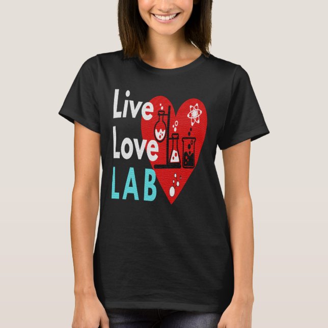 CAMISETA LABORATORIO DE AMOR VIVO - LABLIFE (Anverso)