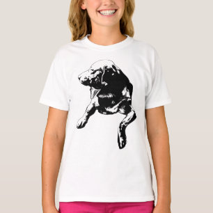 Camiseta Laboratorio de aspecto lateral, diciembre Wink