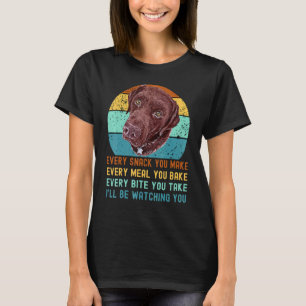 Camiseta Laboratorio De Chocolate Labrador Perro Recuperado