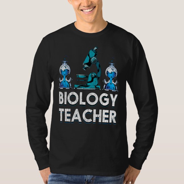 Camiseta Laboratorio de Ciencias Biológicas Microscopio Pro (Anverso)