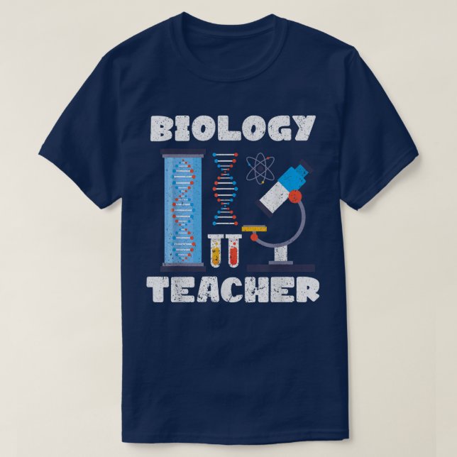 Camiseta Laboratorio de Ciencias Biológicas Microscopio Pro (Diseño del anverso)