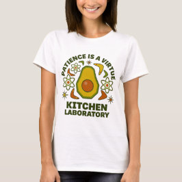 Camiseta Laboratorio de Cocina – Aguacate Retro Moderno