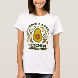 Camiseta Laboratorio de Cocina – Aguacate Retro Moderno