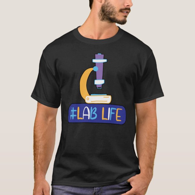 Camiseta Laboratorio de Medicina Laboratorio de Microscopía (Anverso)