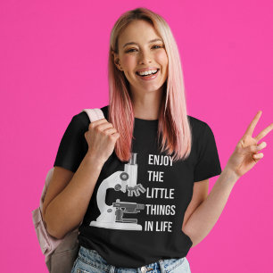 Camiseta Laboratorio de microscopio biológico divertido