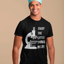 Camiseta Laboratorio de microscopio biológico divertido