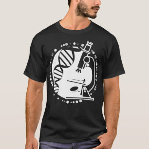 Camiseta Laboratorio de microscopio de ADN para adultos Uni