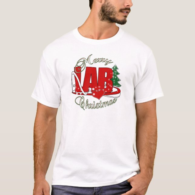 CAMISETA LABORATORIO DE NAVIDADES LAB (Anverso)