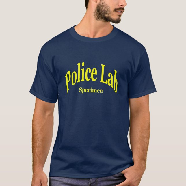 Camiseta Laboratorio de policía (Anverso)