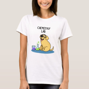 Camiseta Laboratorio de Química Funny Labrador Perro Pun