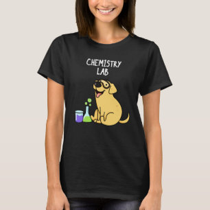 Camiseta Laboratorio de Química Funny Labrador Perro Pun Da