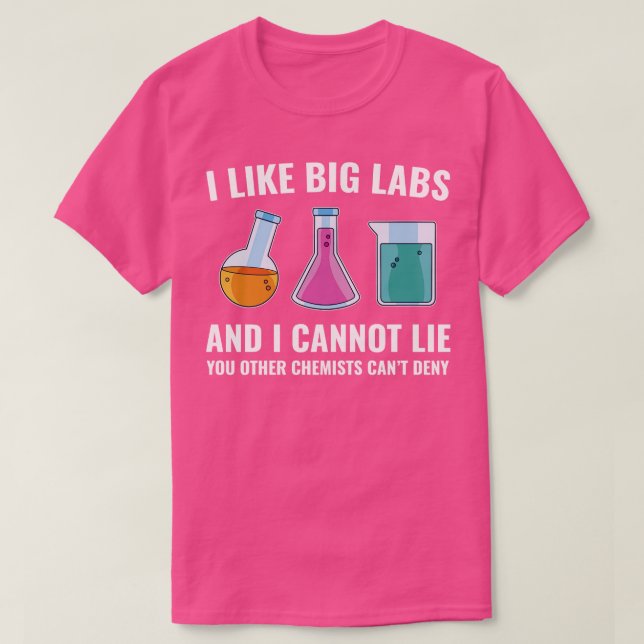 Camiseta Laboratorio de Química Funny Labs (Diseño del anverso)