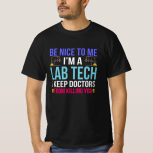 Camiseta Laboratorio de tecnología para mantener a los médi