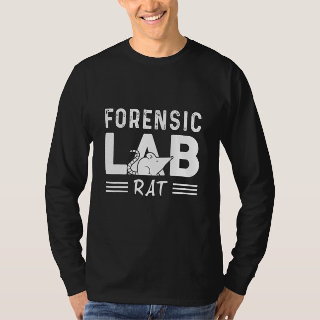 Camiseta Laboratorio Forense Rat Rat Dueño Y Rata (Anverso)