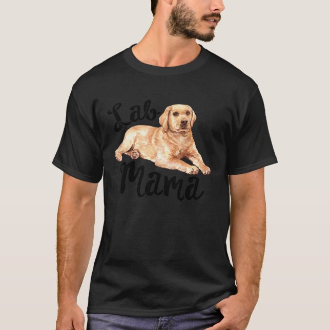 Camiseta Laboratorio Mama Labrador Recuperador Perro Mamá R (Anverso)