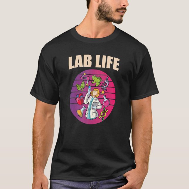 Camiseta Laboratorio Médico Bacteriólogo O Microbio (Anverso)