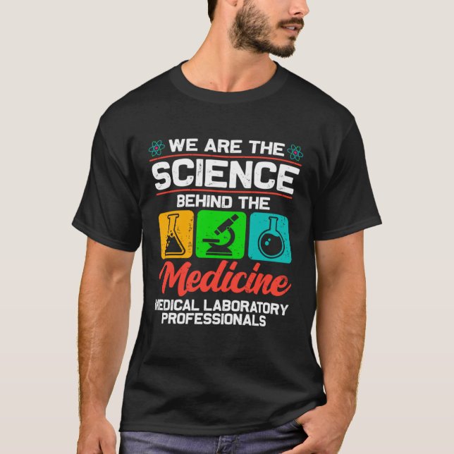 Camiseta Laboratorio Médico Ciencia Hombres Mujeres Laborat (Anverso)