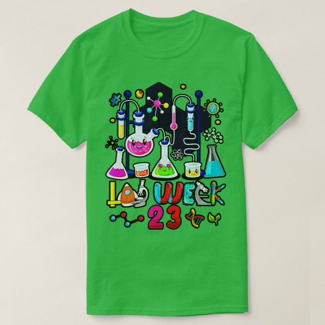 Camiseta Laboratorio Médico Lab Long de la Semana Laborator (Diseño del anverso)