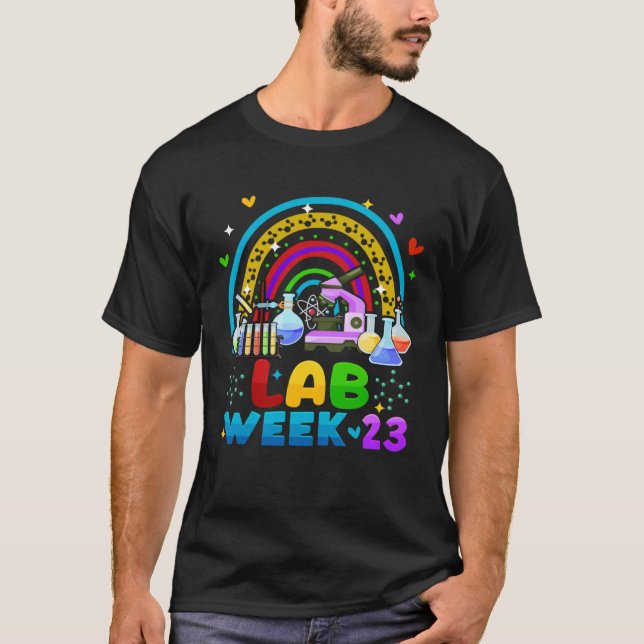Camiseta Laboratorio Médico Rainbow 2023 (Anverso)