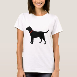 Camiseta laboratorio negro, labrador retriever