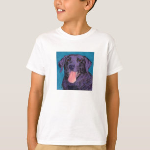 Camiseta Laboratorio negro - niños/camiseta del bebé -