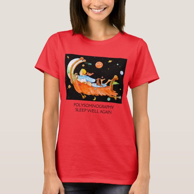 CAMISETA LABORATORIO POLYSOMNOGRAPHY DEL SUEÑO (Anverso)