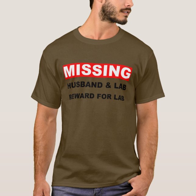 Camiseta Laboratorio que falta del marido (Anverso)