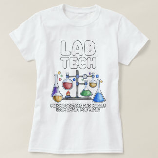 Camiseta Laboratorio Técnico Hacer Que Médicos Y Enfermeras