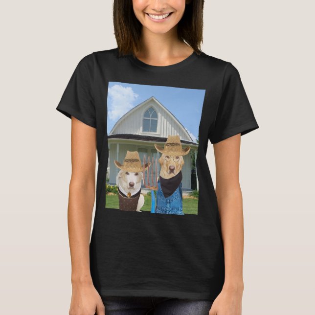 Camiseta Laboratorios góticos estadounidenses (Anverso)