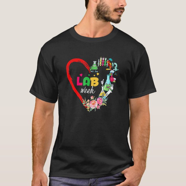 Camiseta Laboratory Tech Heart Technologist de Lab Week 202 (Anverso)